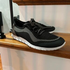 Womens Cole Haan ZeroGrand Stitchlite Gray Wingtip Oxfords Sneakers Size 9 B